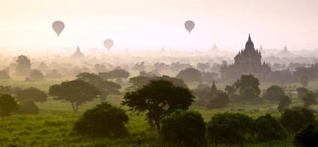 I Can See For Miles - flying, balloons, hot air, sky