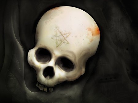 Skull - star, skull