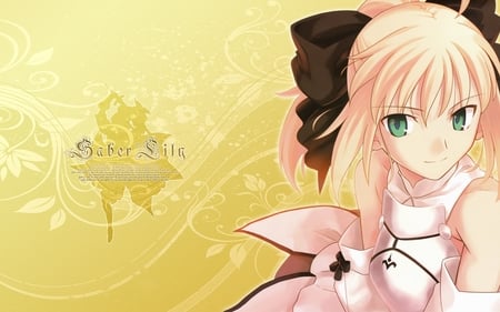 Saber Lily - saber lily, holy grail war, battle, anime, excalibur, fate stay night