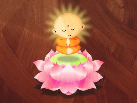 Little Buddha - religion, buddhism, buddha, relax