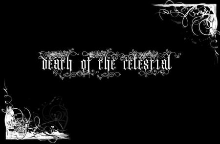 Death of the Celestial - loser, goth, black and white, boring, death of the celestial, random, lame, faic, emo