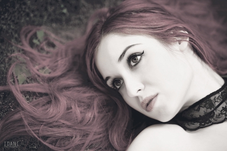 RED HAIR - red hair, woman, photography, portrait, beauty, duotone