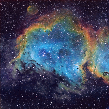 Soul Nebula - stars, soul nebula, star cluster, cassiopeia, space