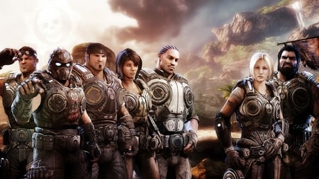 GEARS OF WAR - cool, nice, action, beautiful, amazing