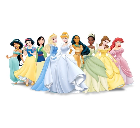 DISNEY PRINCESSES TOGETHER - action, entertainment, movies, usa