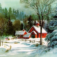 The Olde Homestead in Winter