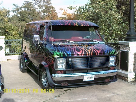 LOVE A NICE VAN!!! - flames, nice, van, kool