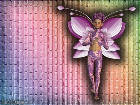 fairy - abstract, fairy, 3d, color, poser