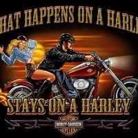 ON A HARLEY