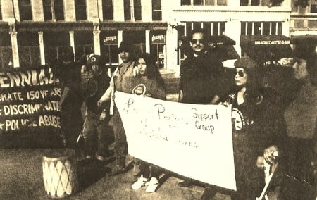 Protest at the Alamo - protest, activist, american indians, the alamo