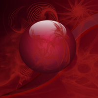 blood red ball