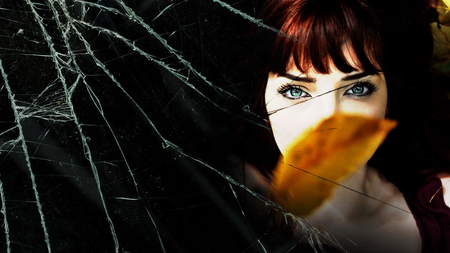 Susan Coffey - spider, beautiful, hot, gothic, dark, susan coffey, hairs, black, model, brunette