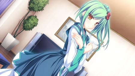 Dont touch me - cg, game, anime, sexy, cutie