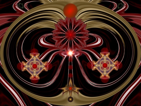 Red Streeming - eye candy, collage, 3d, fractal, abstract