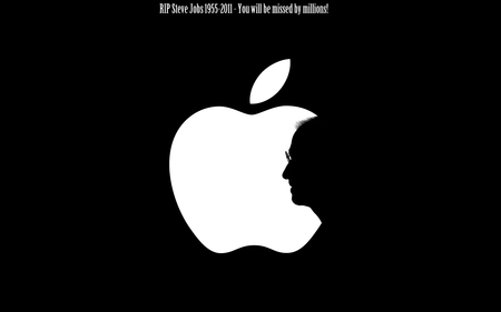 Steve Jobs 1955 - 2011 - black, white, steve, jobs, apple