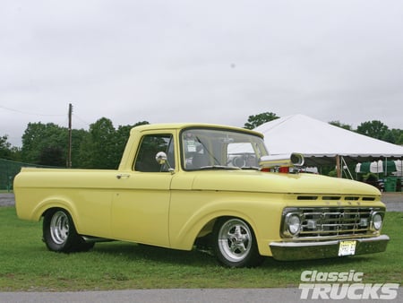 20Th Annual East Coast Nationals - ford, yellow, pro street, classic