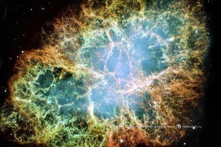 The-Crab-Nebula - space, stars, science, nebula