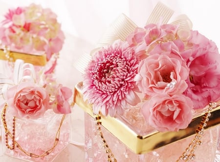 Dainty Pink - dainty, flowers, pretty, feminine, pink