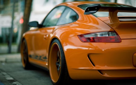 GT3 RS - gt3, porsche, orange, gt3 rs