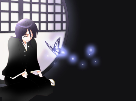 Kuchiki Rukia - butterfly, anime