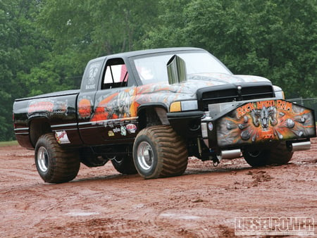 Rock Hard Ram - mopar, diesel, dirt, turck