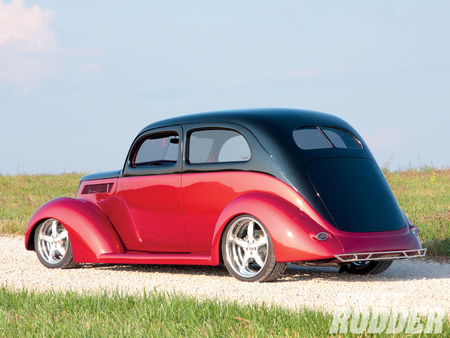 A New Slant - red, 37, classic, ford, black