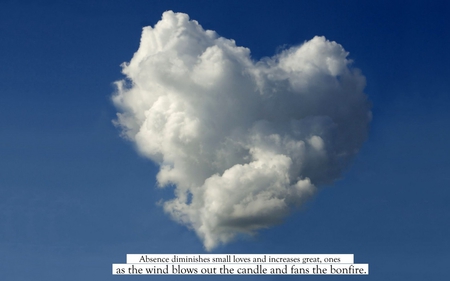 Heart Clouds - sky, cloud, clouds, heart