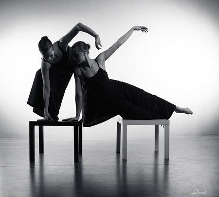 DANCER - woman, dancer, performance, photography, bw