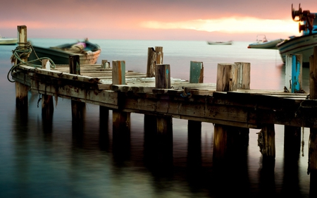 Wooden Pier - lakes, nature, pier, dock, photography, wooden