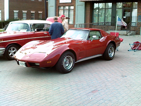 LITTLE RED CORVETTE - nice, cool, red, old