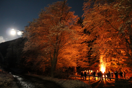 Romania - people, fire, relax, snow