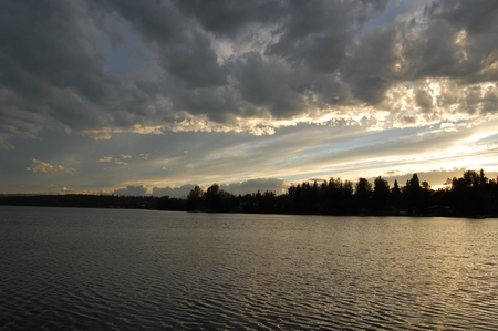 The clouds are looming ...Go away!! - clouds, looming, nature, go