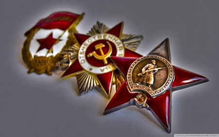 Medals - medal, medalsofhonor, medals, soviet, honor