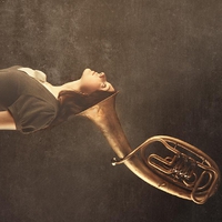 women and wind instrument
