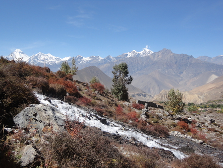 himalaya range in Nepal - palpa, nepal, nature, tansen