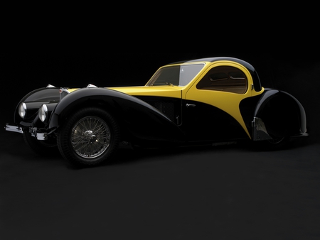 '37 Bugatti Atlante - bugatti, type, 1937, sleek, 37, antique, 57, car, pretty, atlante, lines, beautiful, classic