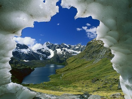 Mount and sky  - sky, mount