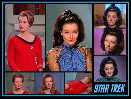 Diana Muldaur as Ann Mulhall and Dr. Miranda Jones - tos, star trek, classic trek, diana muldaur