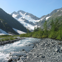Alaska Glacier run off