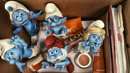 The Smurfs - the, movie, smurfs, 3d