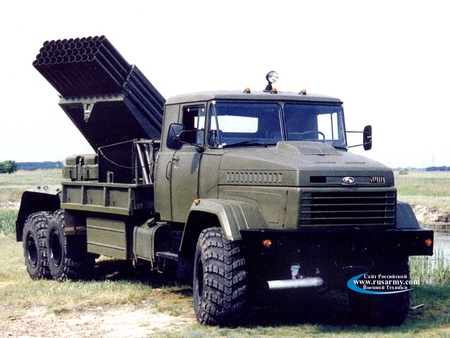 Katyusha multiple rockets launcher - rocket, 10, 20, 2011, launcher