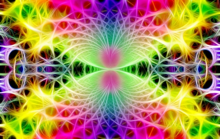 Fractal Kaleidoscope - abstract, kaleidoscope, colors, fractal, other