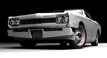 Plymouth RR 1969 1 - plymouth, car, picture, image, digital, realism, auto, art