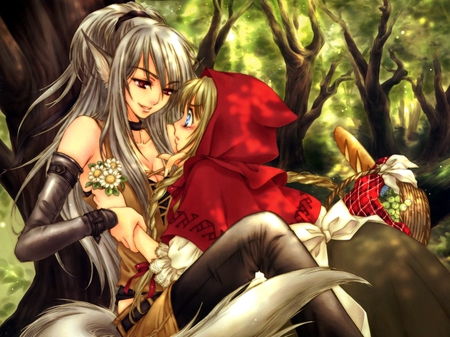 Elf Girls - woman, elf, lady, sexy, girl, fantasy, painting, art, anime