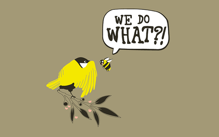 The Birds and the Bees - bees, the, and, birds