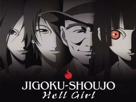 Hell Girl and Gang - anime, boys, girls, kill