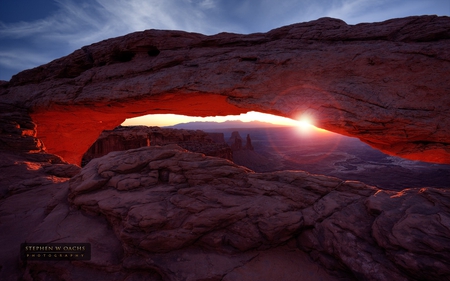 Beautiful View - view, red, beautiful, sun, sunset