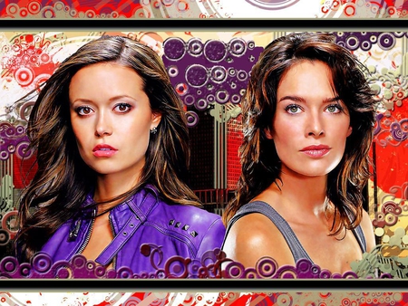 Summer Glau & Lena Headley - headley, summer glau, summer, beautiful, lena headley, glau, lena, actress