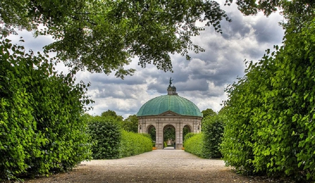 Hofgarten - architecture, tree, nice, green