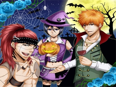 Halloween Bleach - squad, bleach, halloween, cool, new, wall